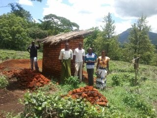 Graveyard latrines, Malawi Graveyard latrines, Malawi